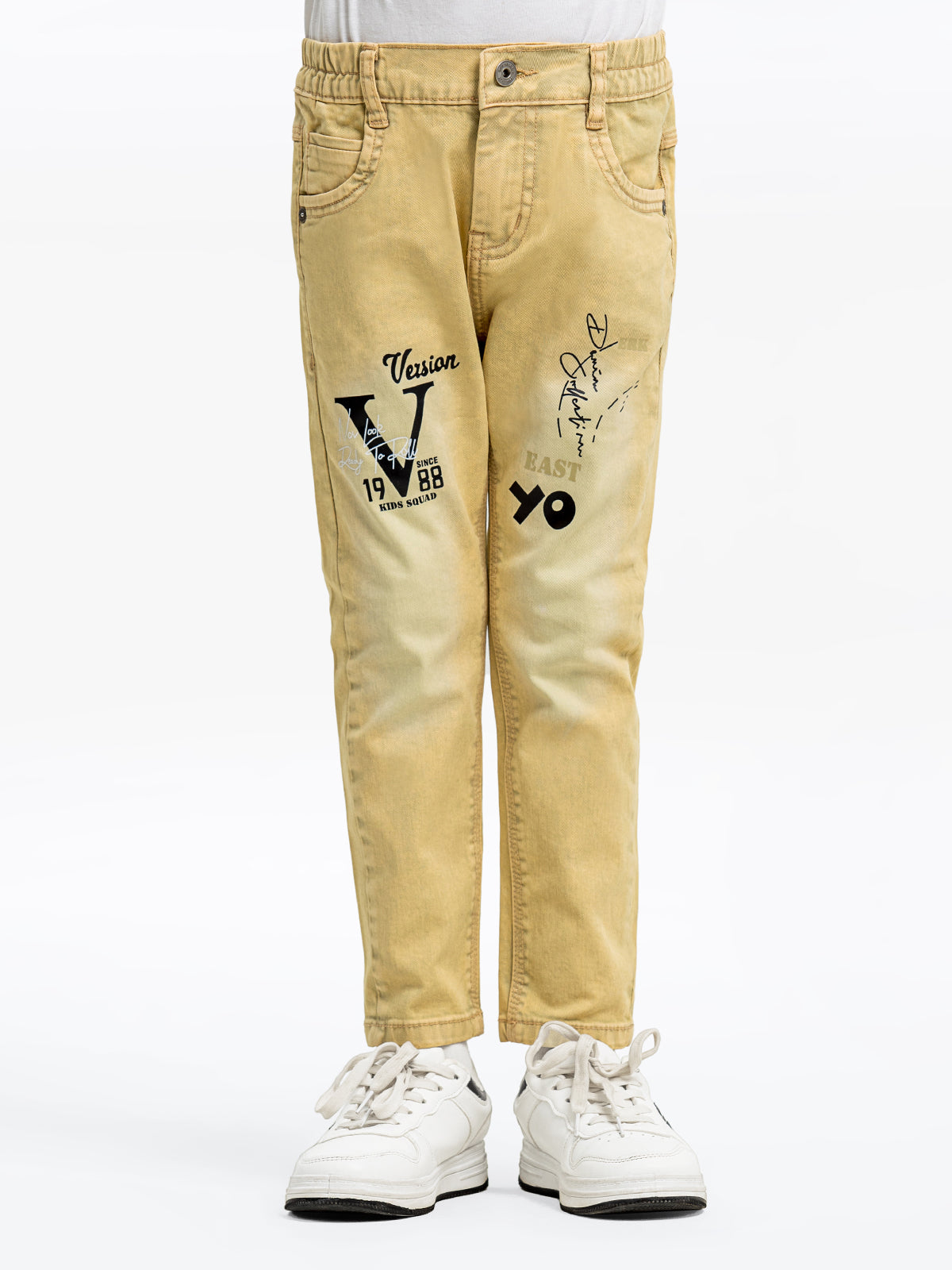 Boy's Khaki Denim Pant