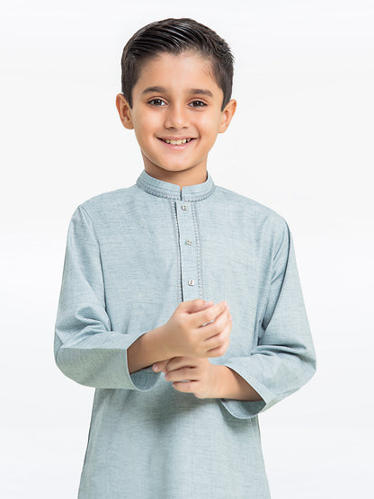 Boy's Blue Kurta Pajama