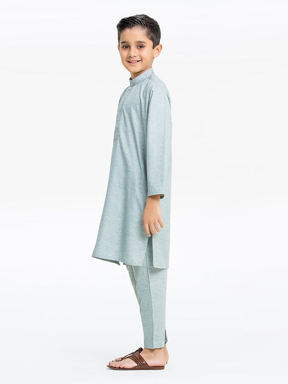Boy's Blue Kurta Pajama