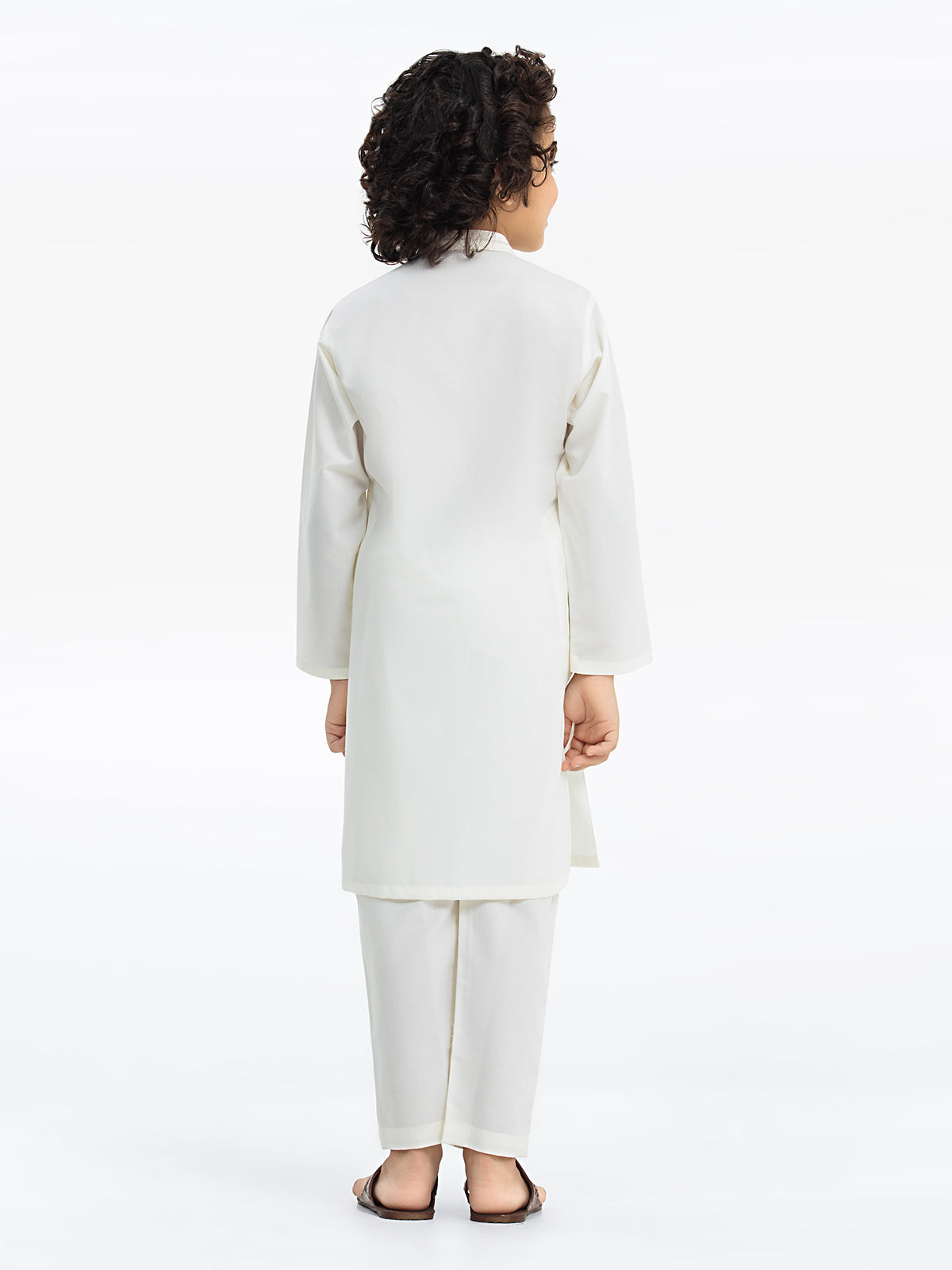 Boy's Cream Kurta Pajama