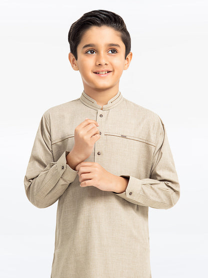 Boy's Light Sage Kurta Shalwar