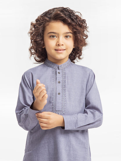 Boy's Light Purple Kurta Shalwar