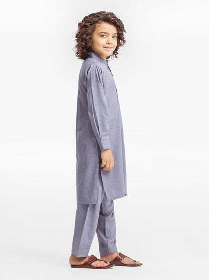 Boy's Light Purple Kurta Shalwar