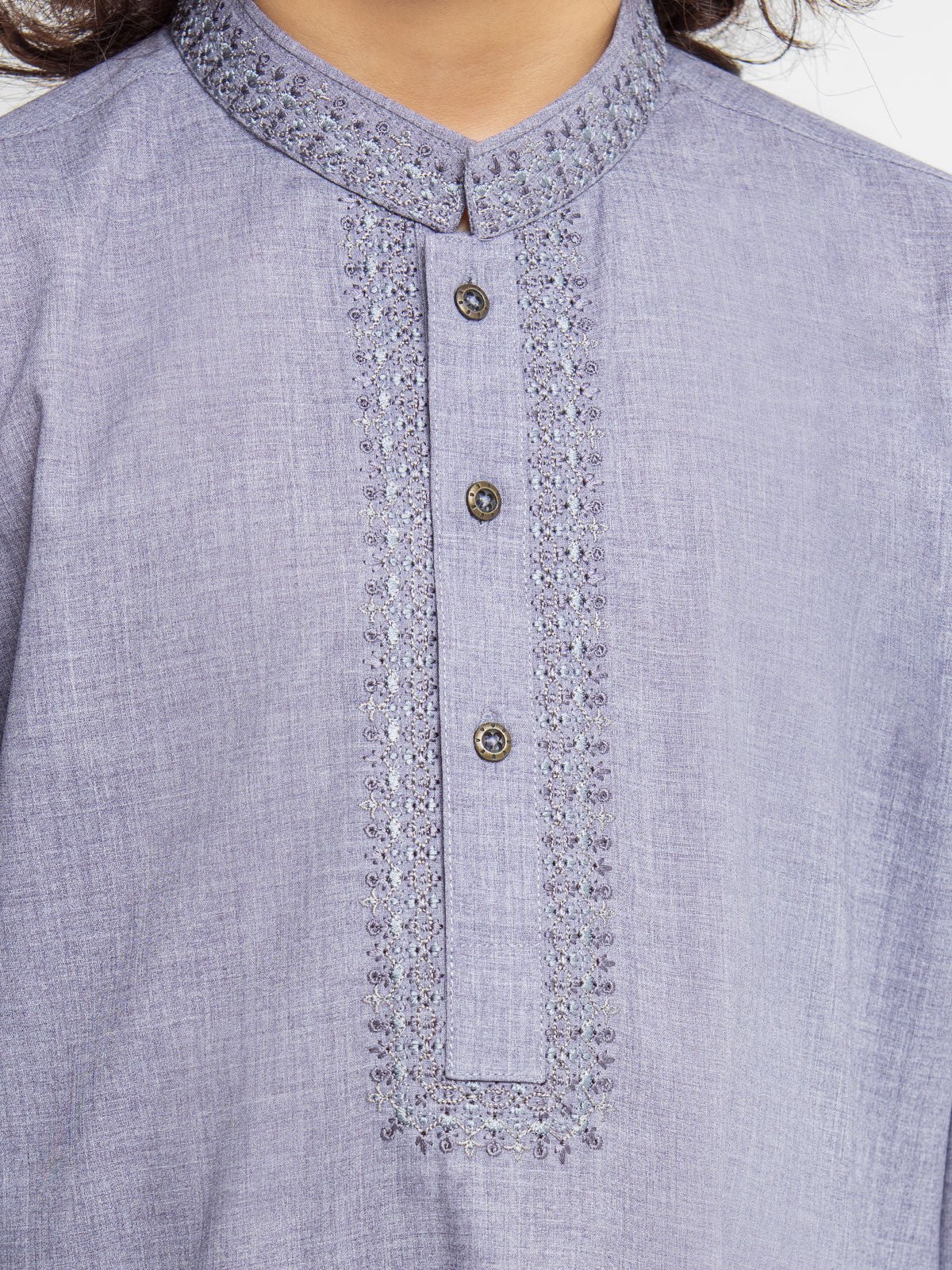 Boy's Light Purple Kurta Shalwar