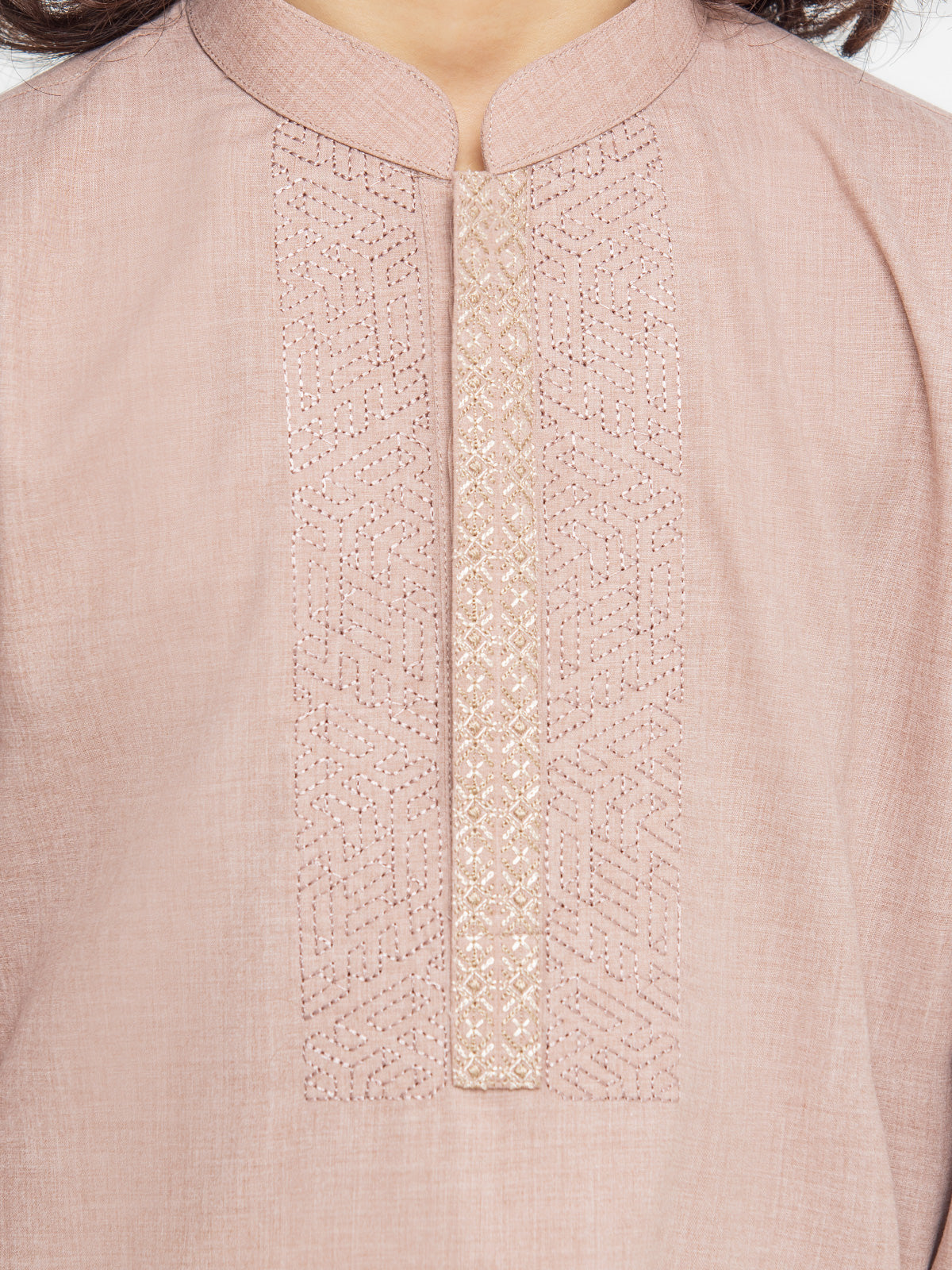 Boy's Tea Pink Kurta Shalwar