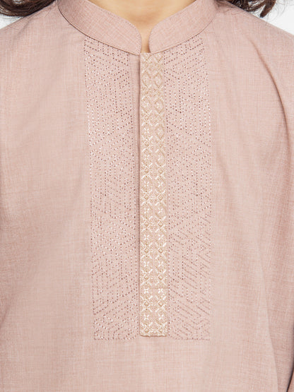 Boy's Tea Pink Kurta Shalwar