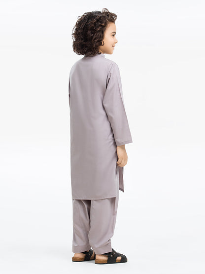 Boy's Light Lavender Kurta Shalwar