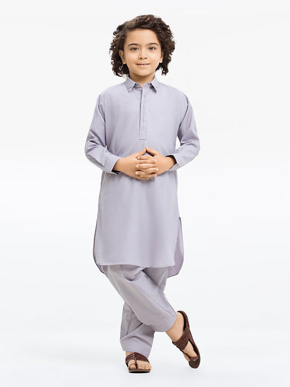 Boy's Light Purple Kurta Shalwar