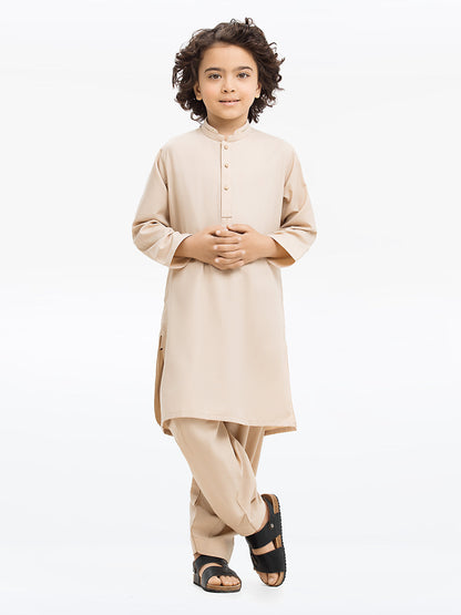 Boy's Fawn Kurta Shalwar