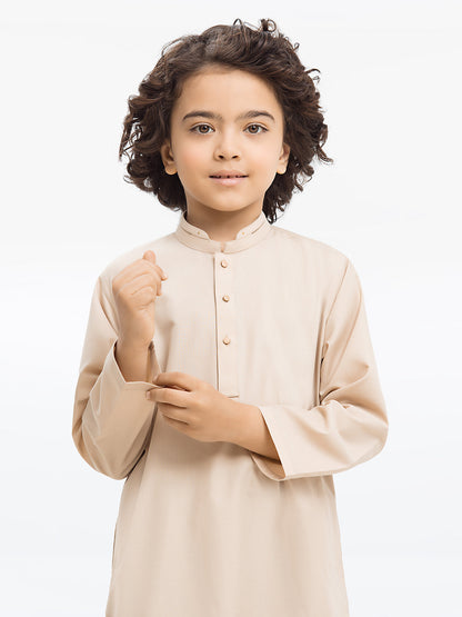 Boy's Fawn Kurta Shalwar