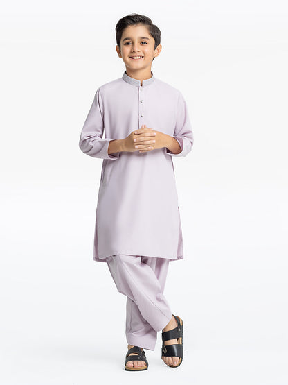 Boy's Light Purple Kurta Shalwar