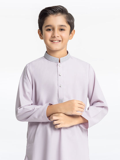 Boy's Light Purple Kurta Shalwar