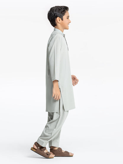 Boy's Ash Grey Kurta Shalwar