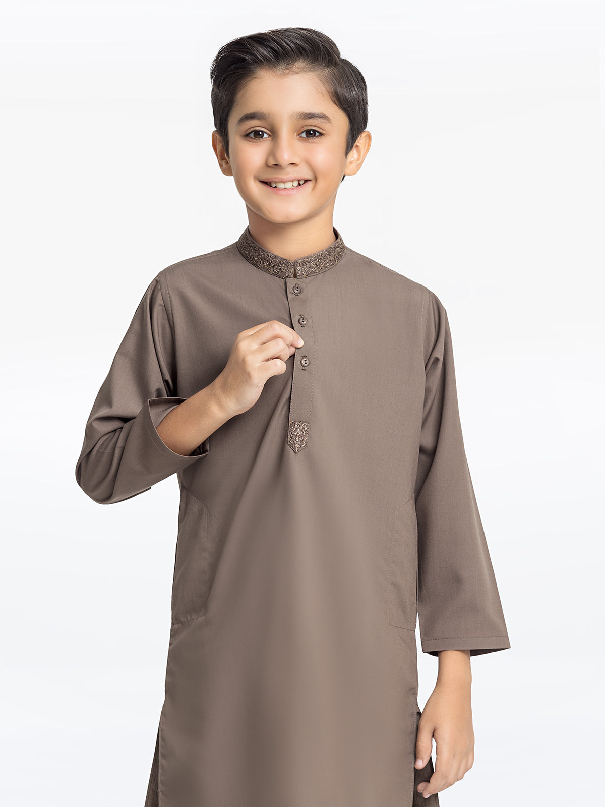 Boy's Coffee Kurta Shalwar