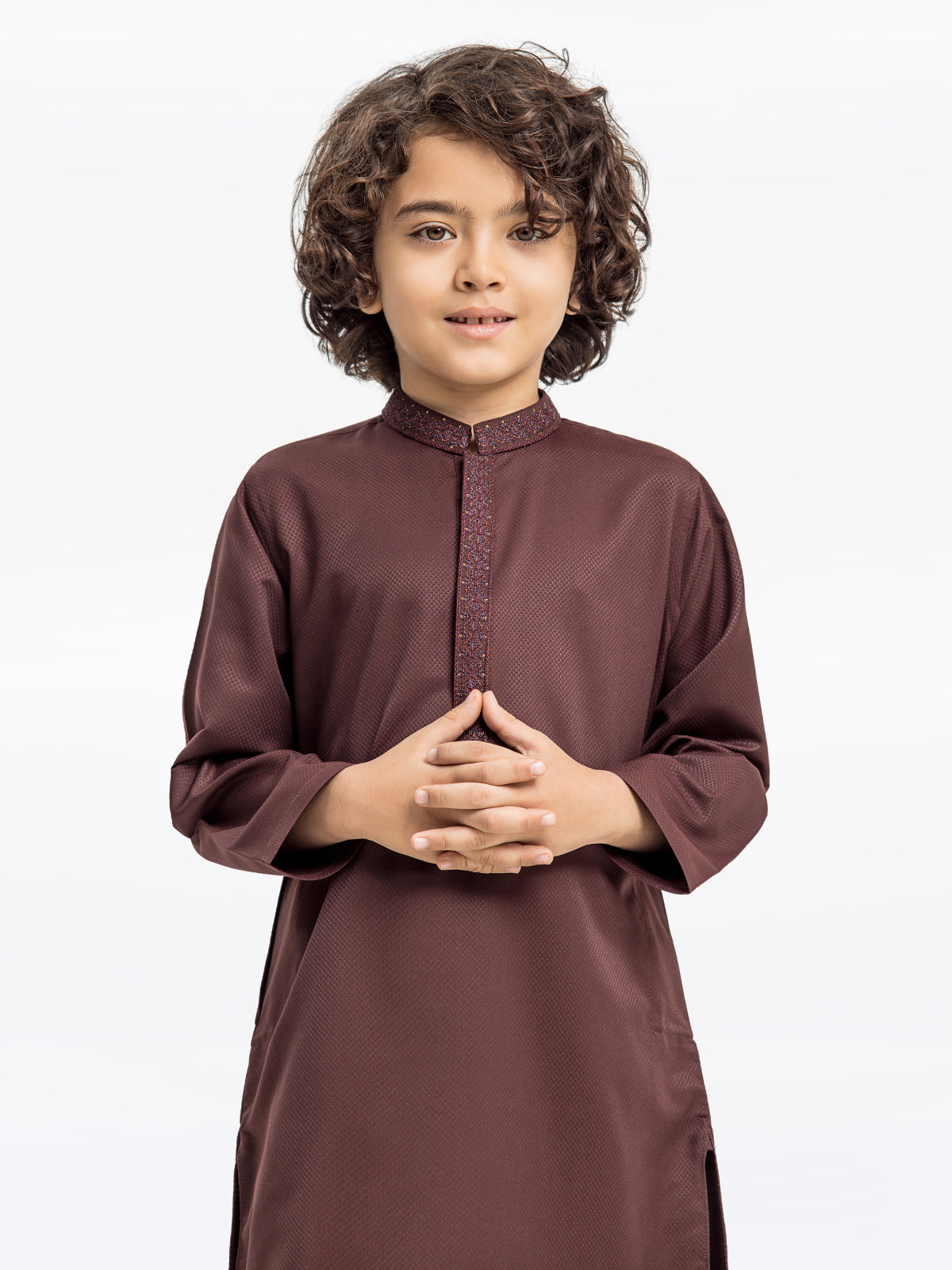 Boy's Brown Kurta