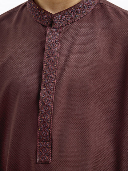 Boy's Brown Kurta