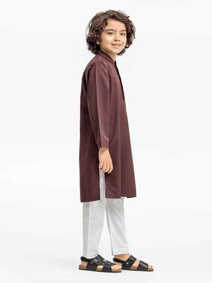 Boy's Brown Kurta