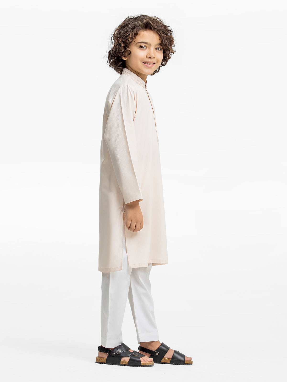 Boy's Peach Kurta