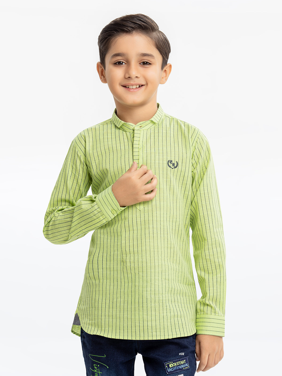 Boy's Green Shirt