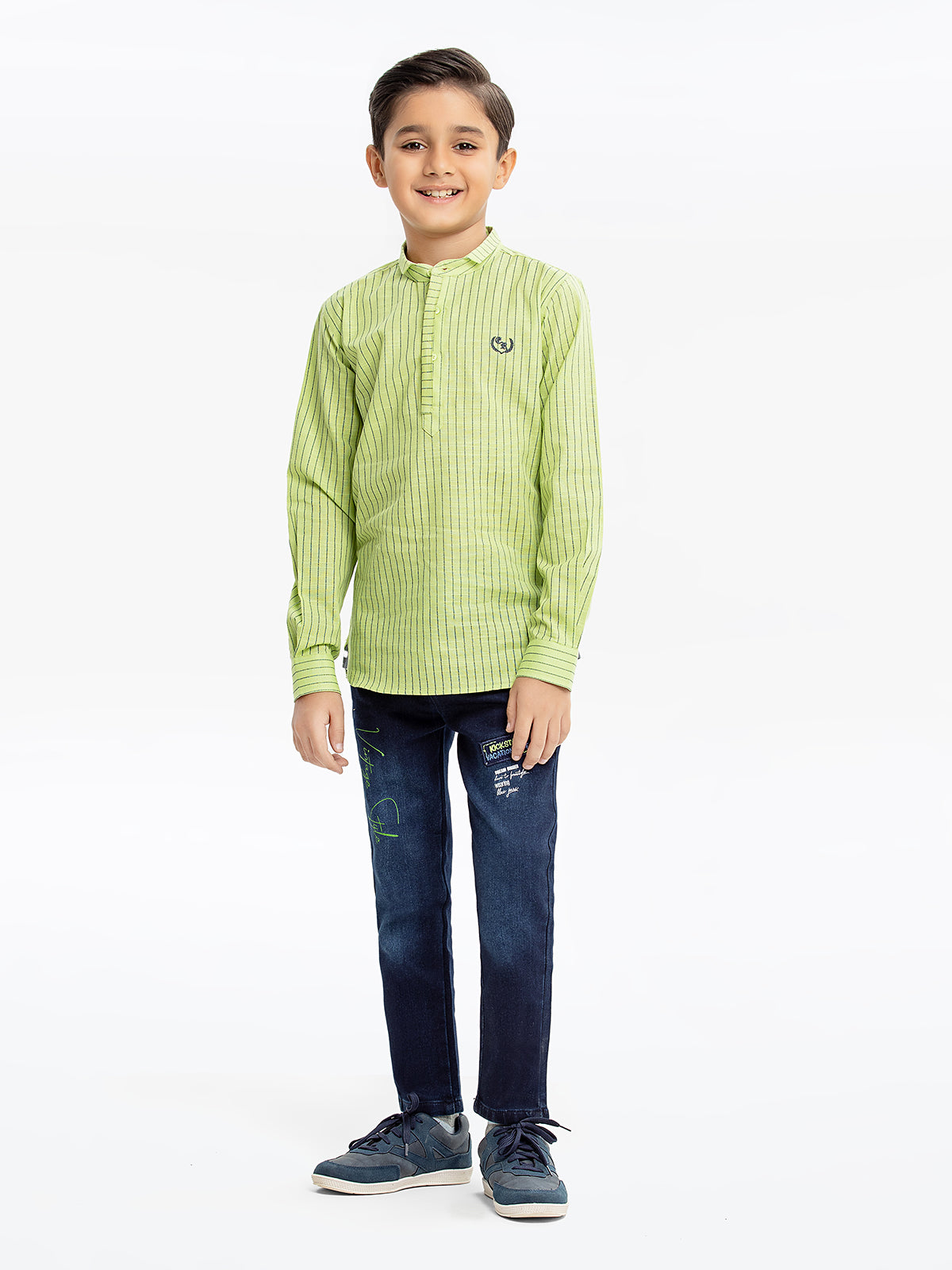 Boy's Green Shirt