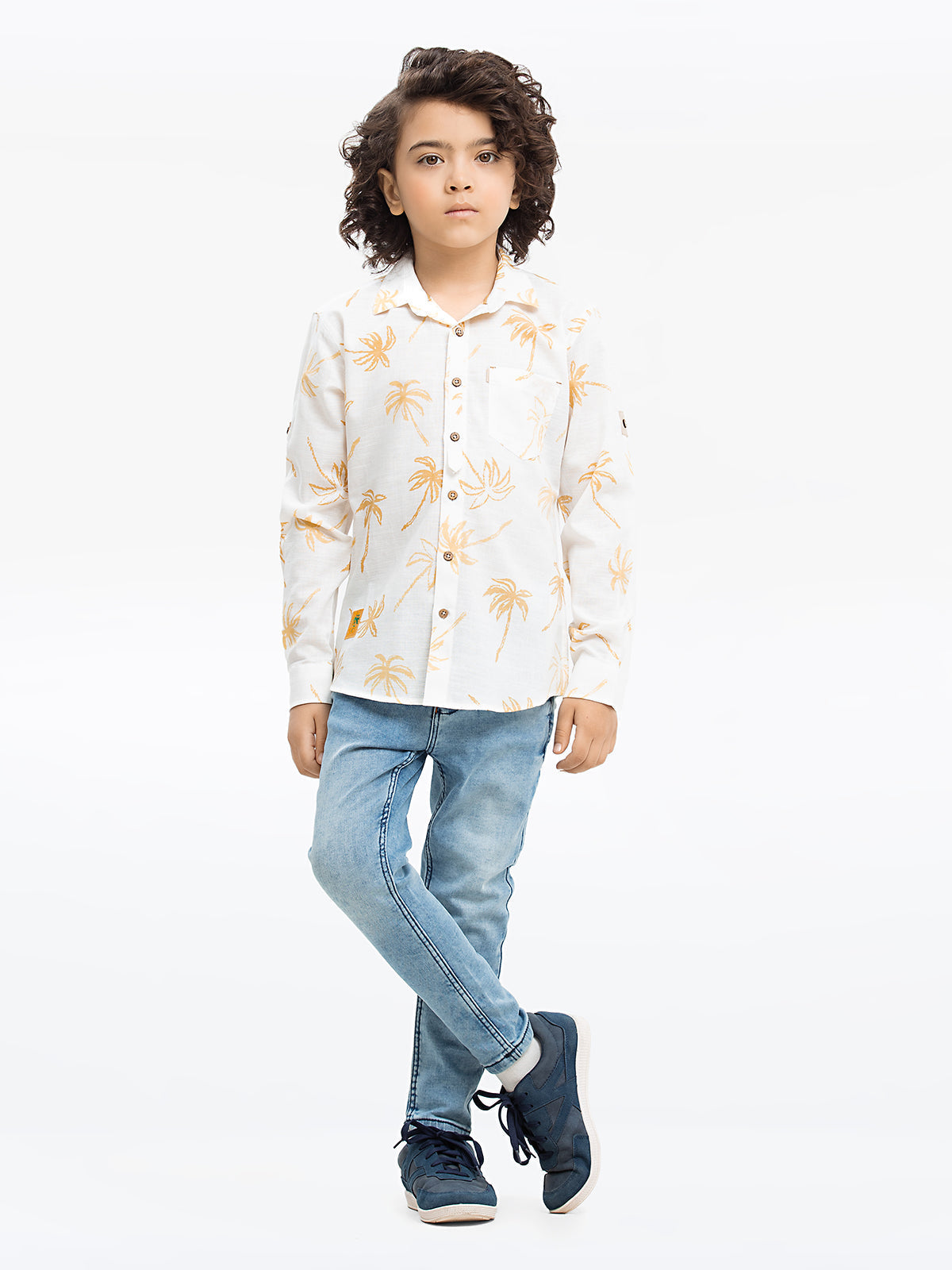 Boy's Off White Shirt