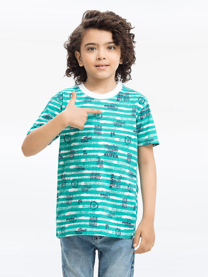 Boy's Sea Green T-Shirt