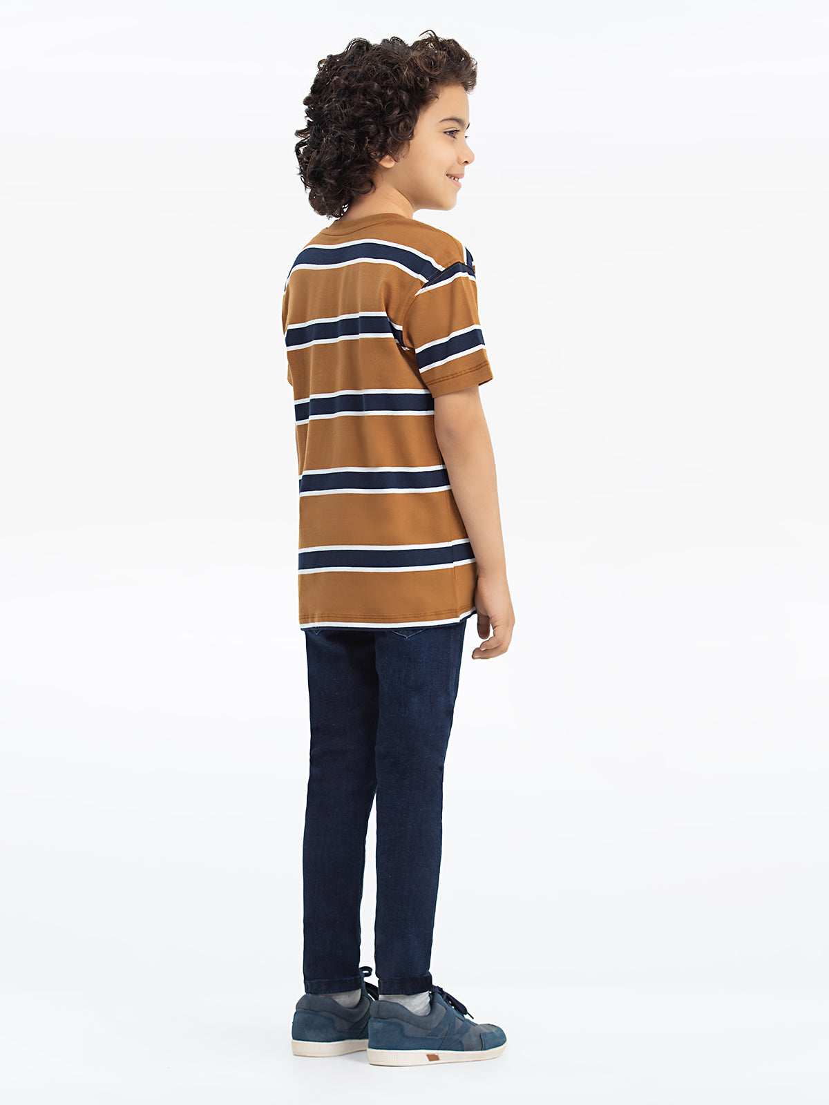 Boy's Camel Brown T-Shirt