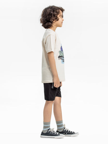 Boy's Cream T-Shirt