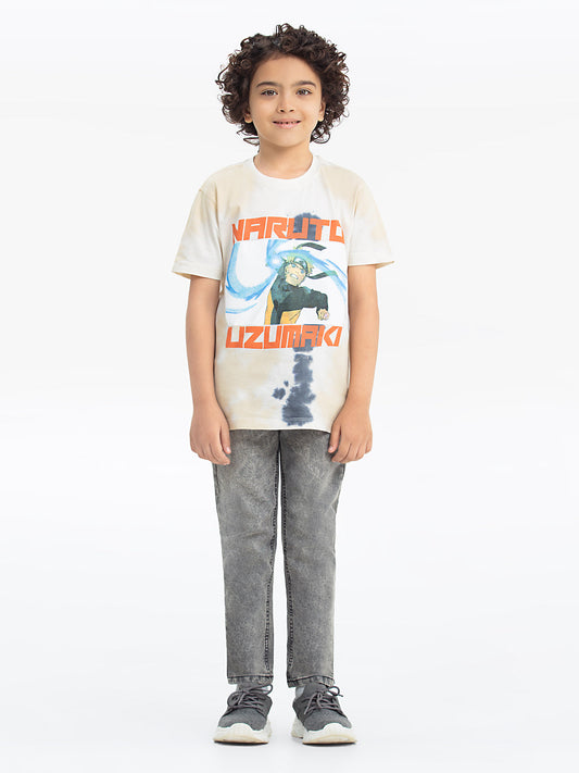 Boy's Cream T-Shirt