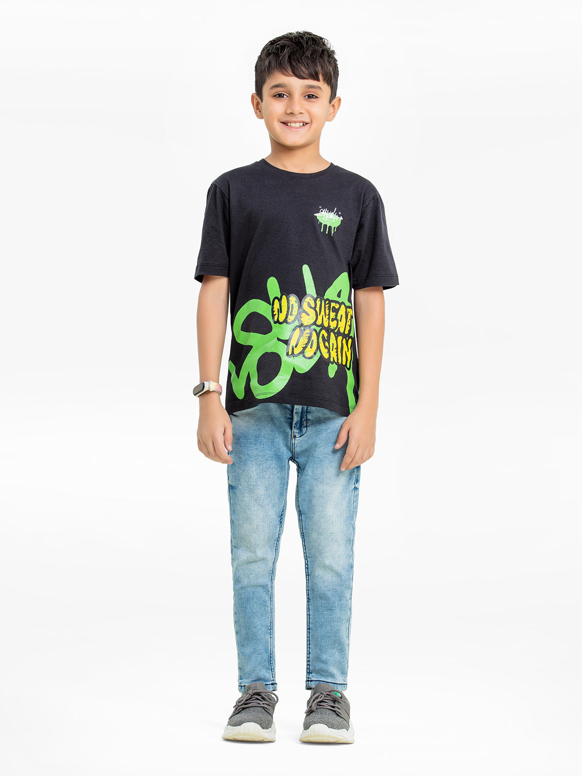Boy's Black T-Shirt
