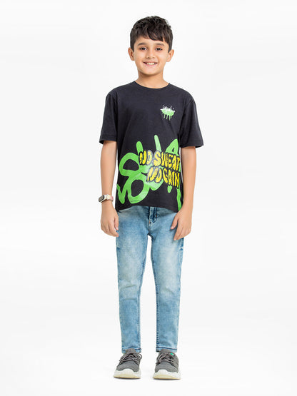 Boy's Black T-Shirt