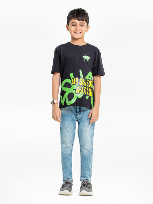 Boy's Black T-Shirt