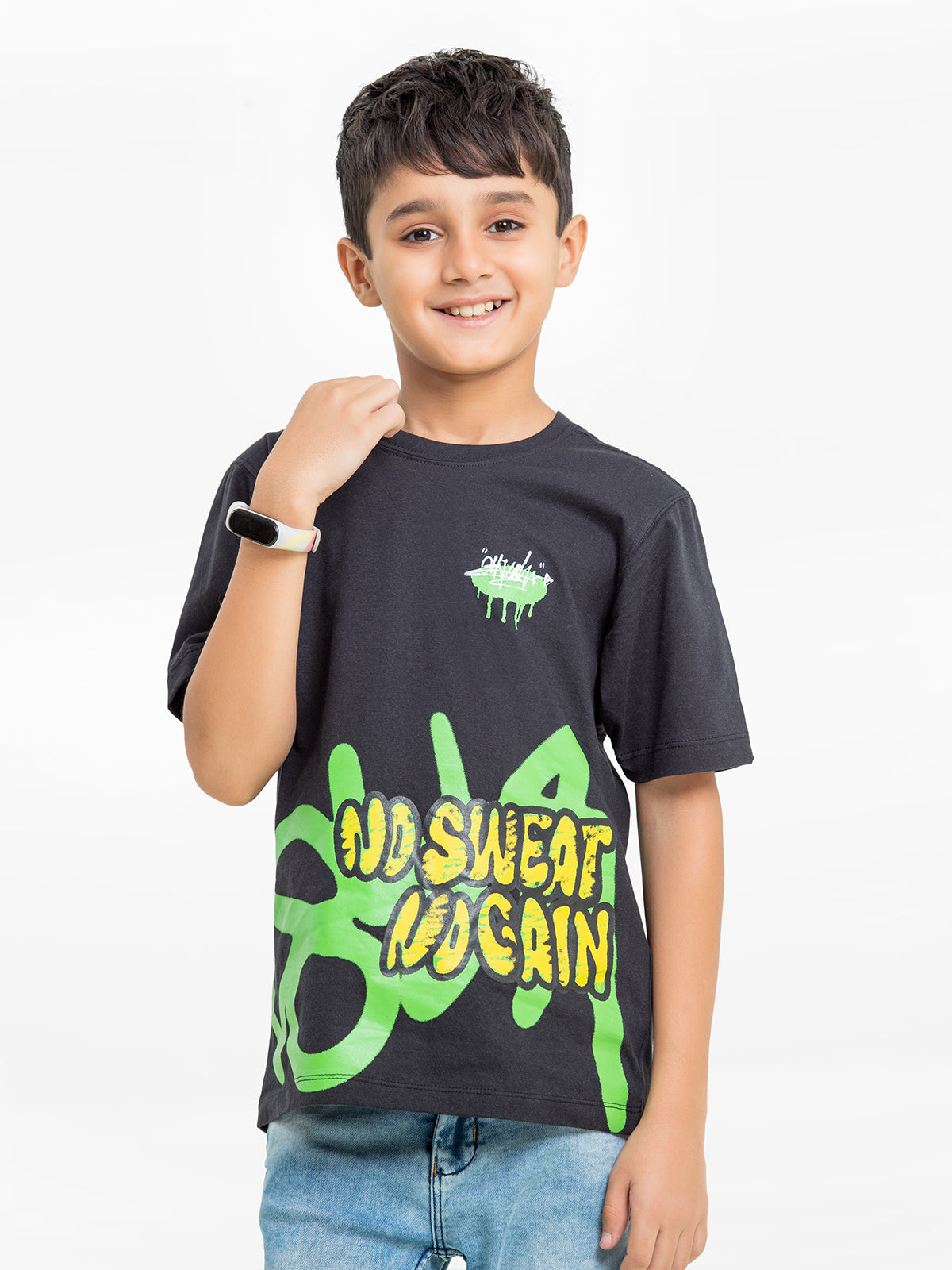 Boy's Black T-Shirt