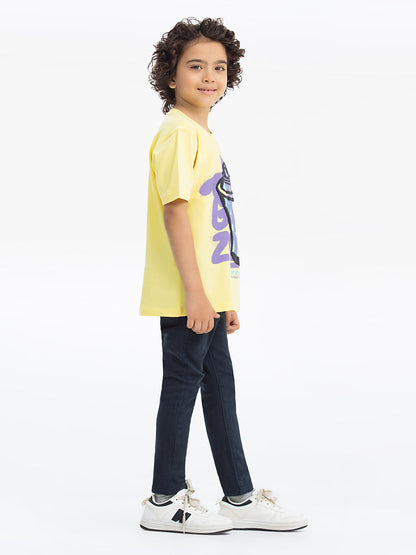 Boy's Lime Yellow T-Shirt