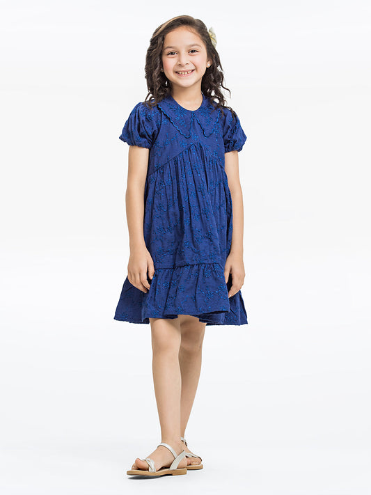 Girl's Royal Blue Frock