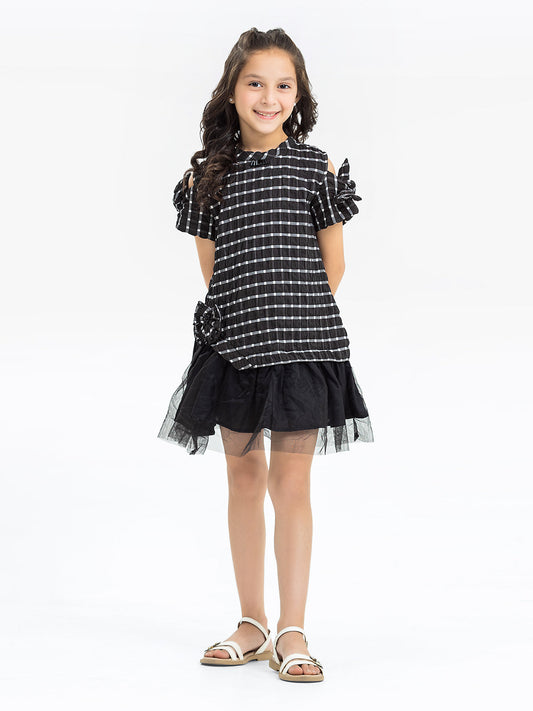 Girl's Black Frock