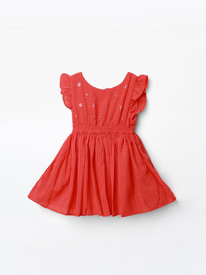 Girl's Red Frock