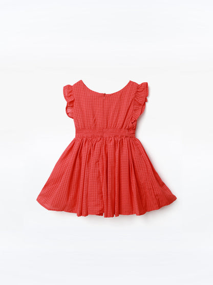 Girl's Red Frock