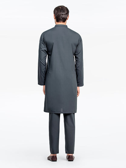 Men's Bottle Green Kurta Pajama