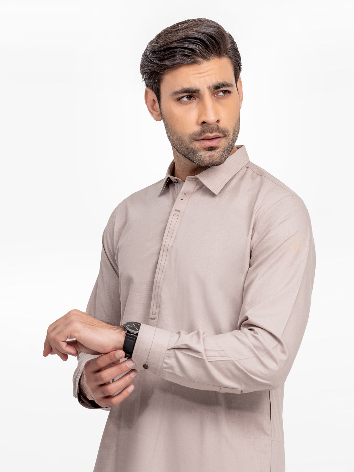 Men's Light Coffee Kurta Pajama