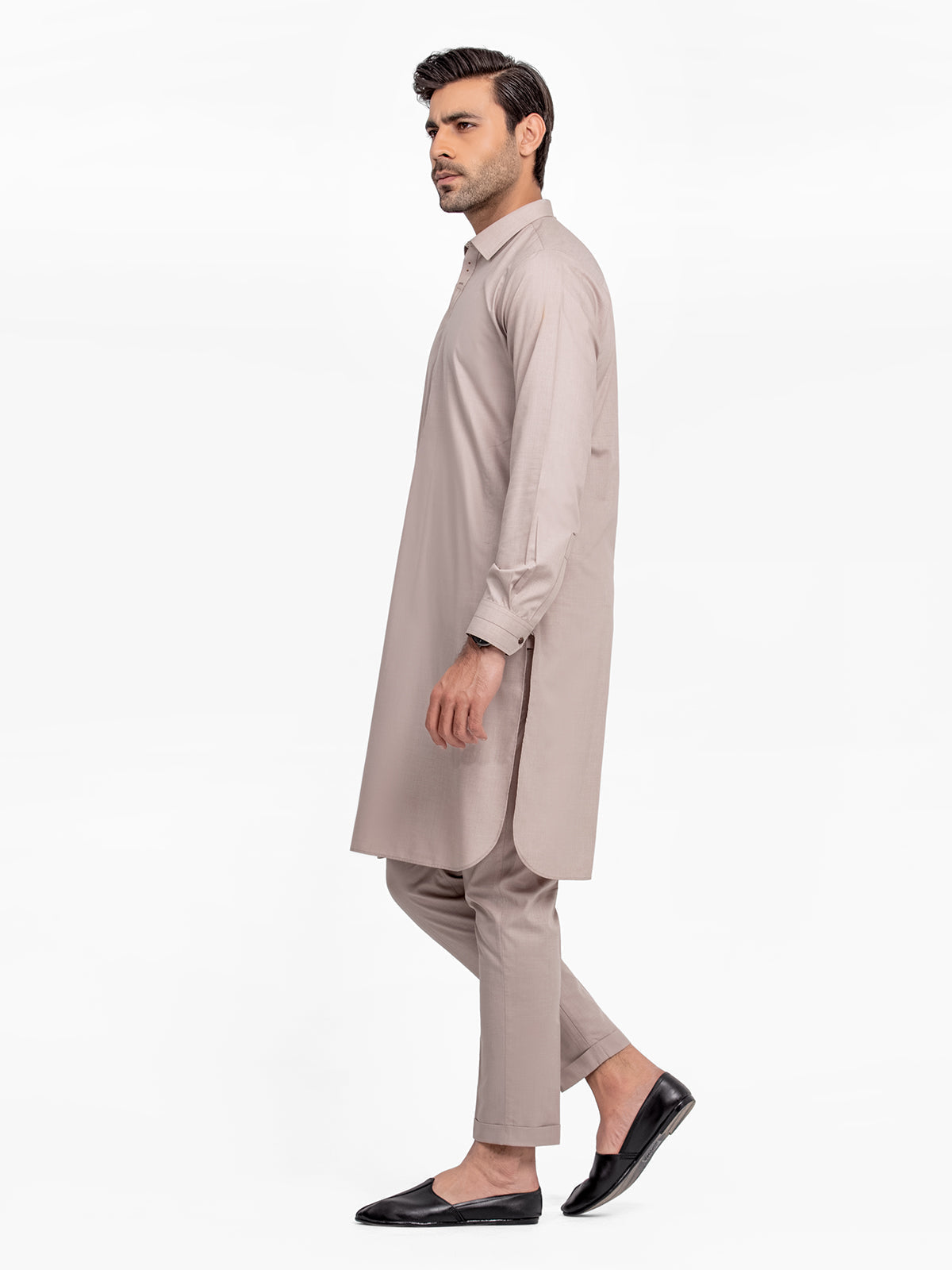 Men's Light Coffee Kurta Pajama