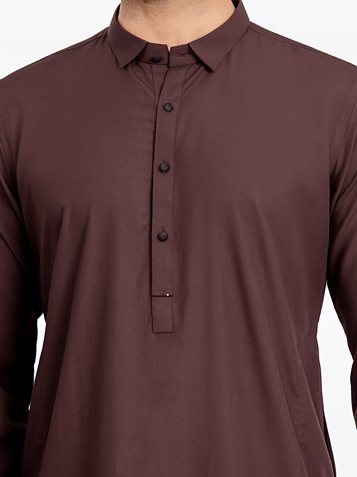 Men's Chocolate Brown Kurta Pajama