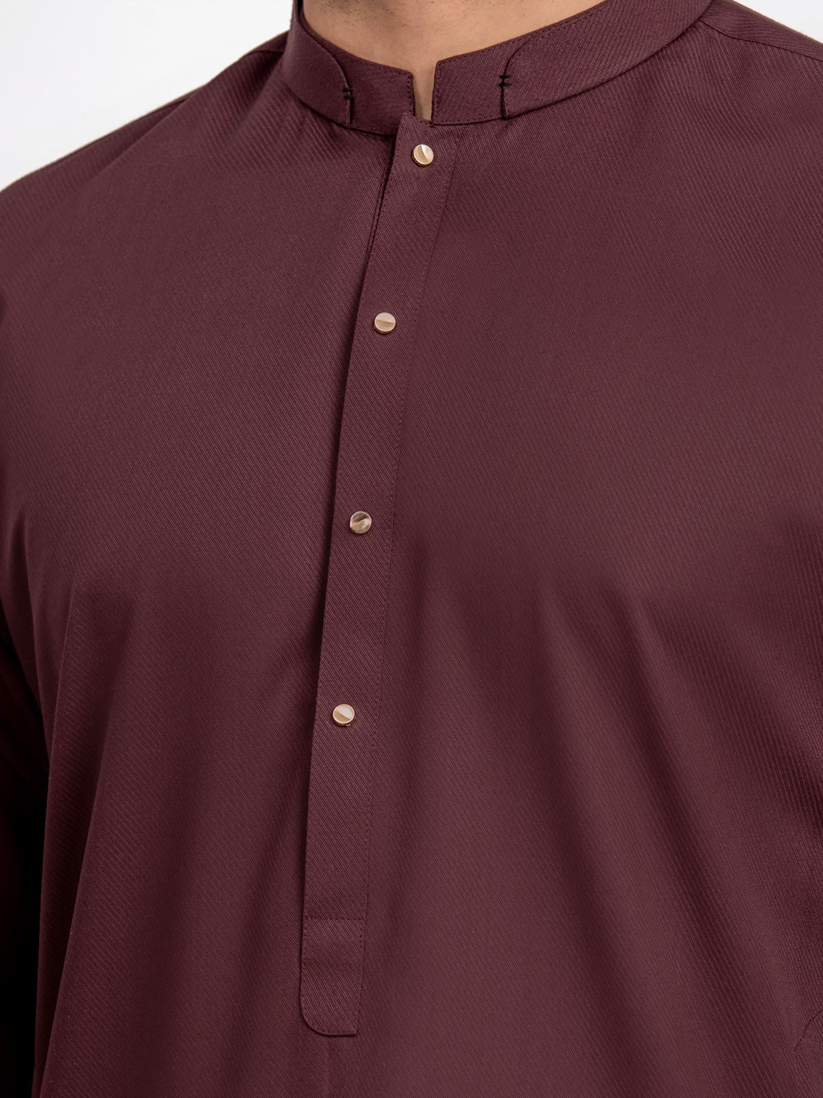 Men's Burgundy Kurta Pajama