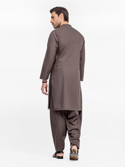 Men's Black Olive Kurta Shalwar