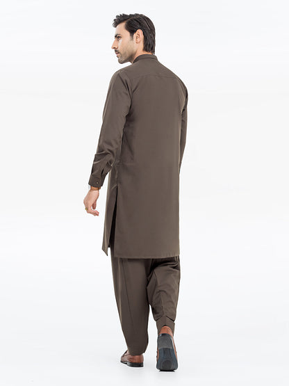 Men's Olive Green Kurta Shalwar