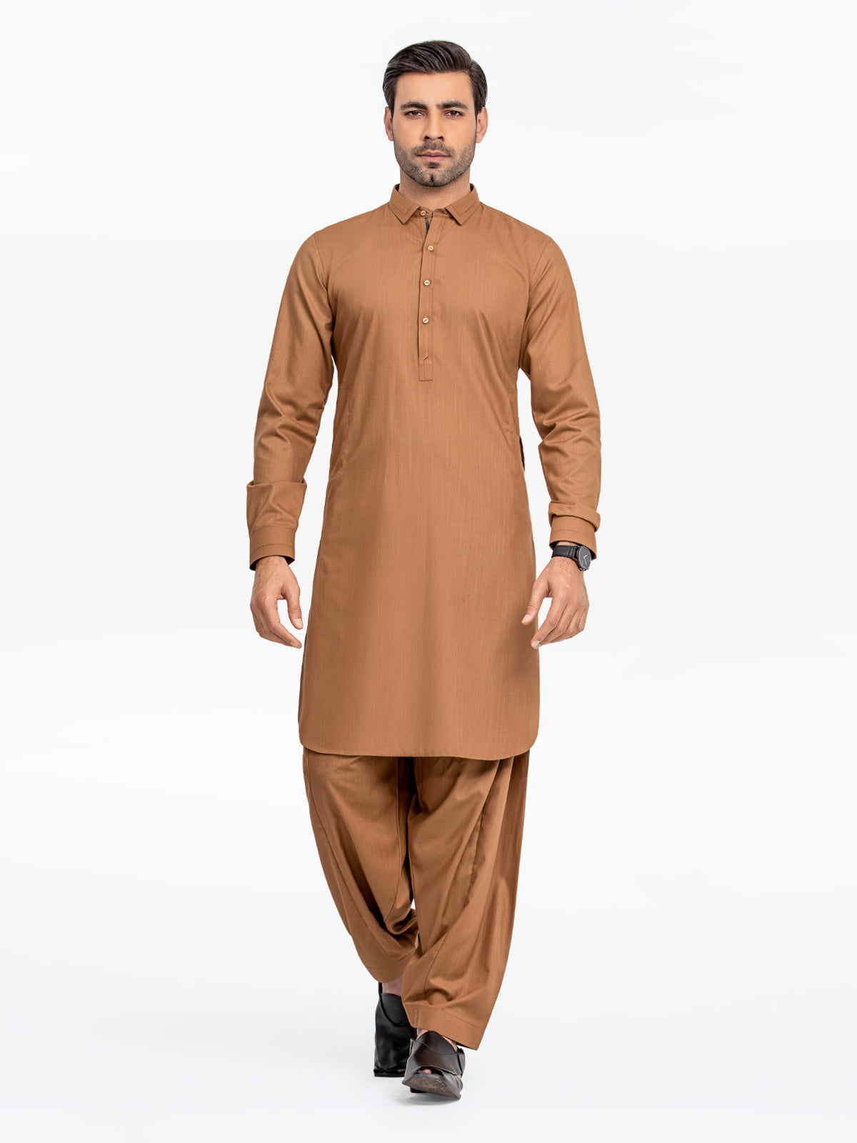 Men's Rust Kurta Shalwar