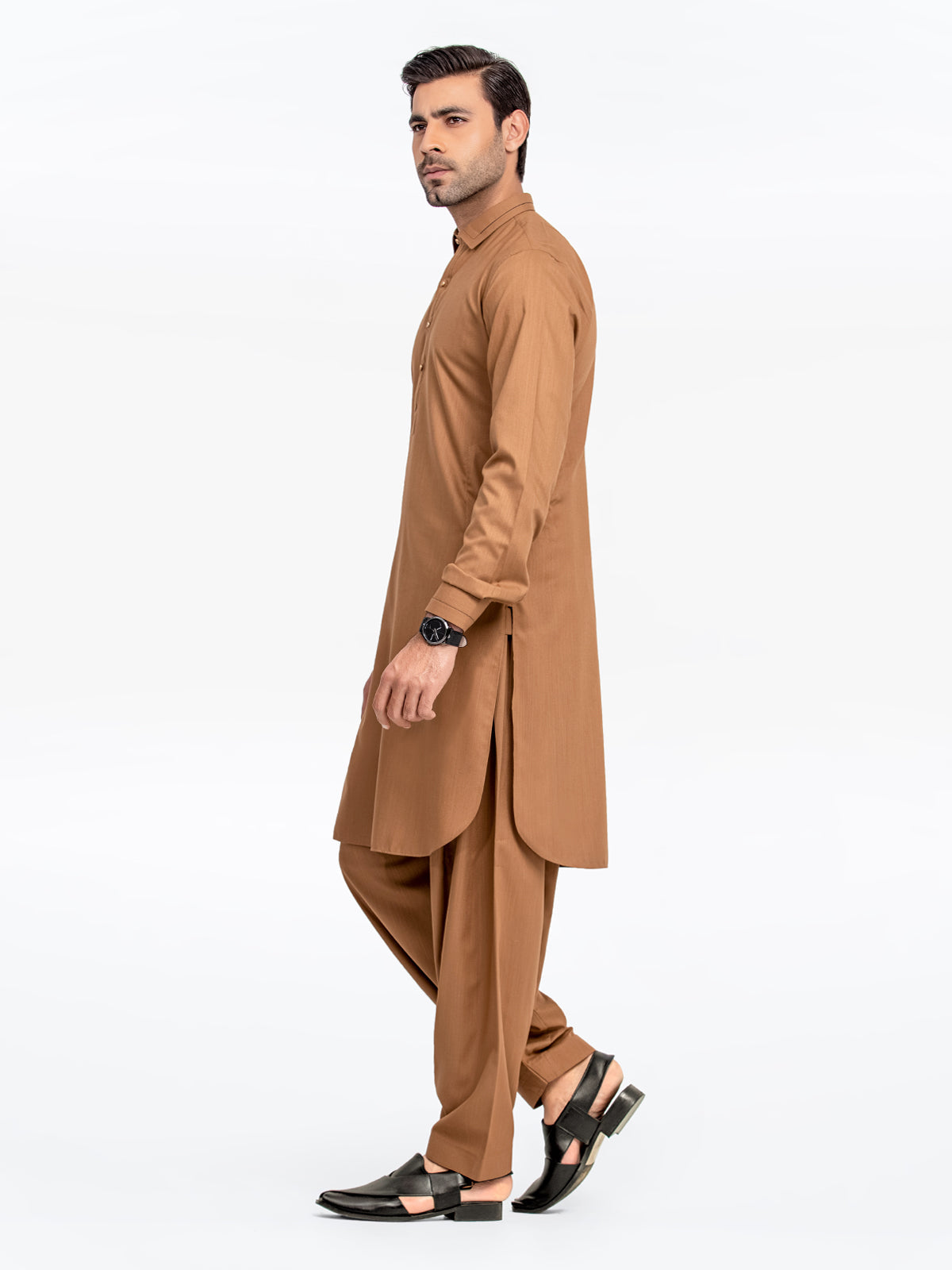 Men's Rust Kurta Shalwar