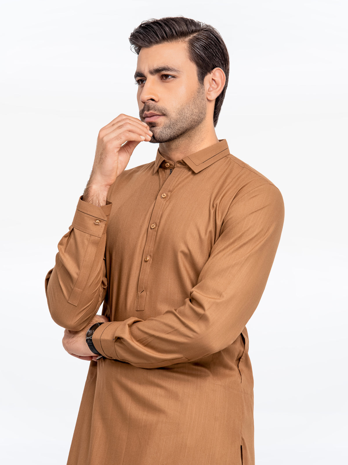 Men's Rust Kurta Shalwar