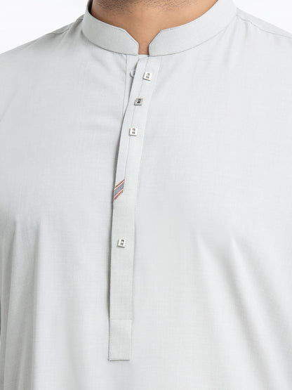 Men's Ash Grey Kurta Shalwar
