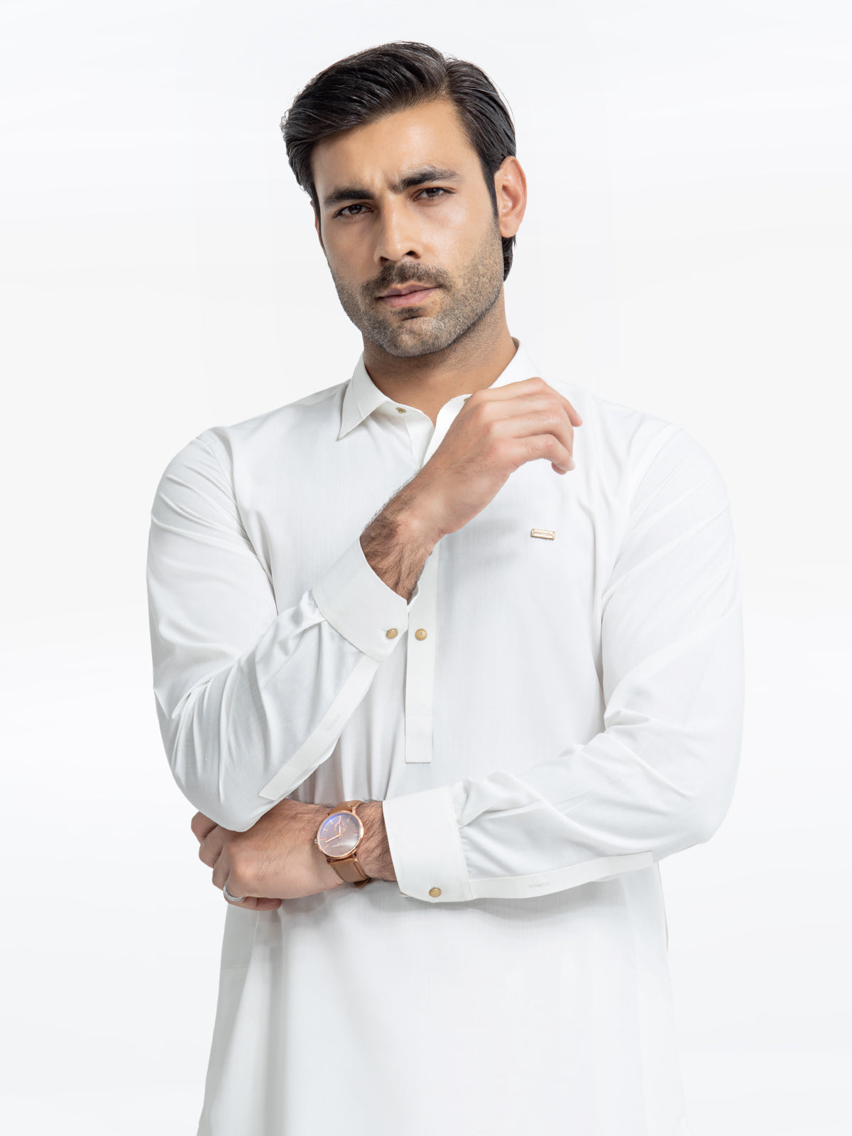 Men's Off White Kurta Shalwar